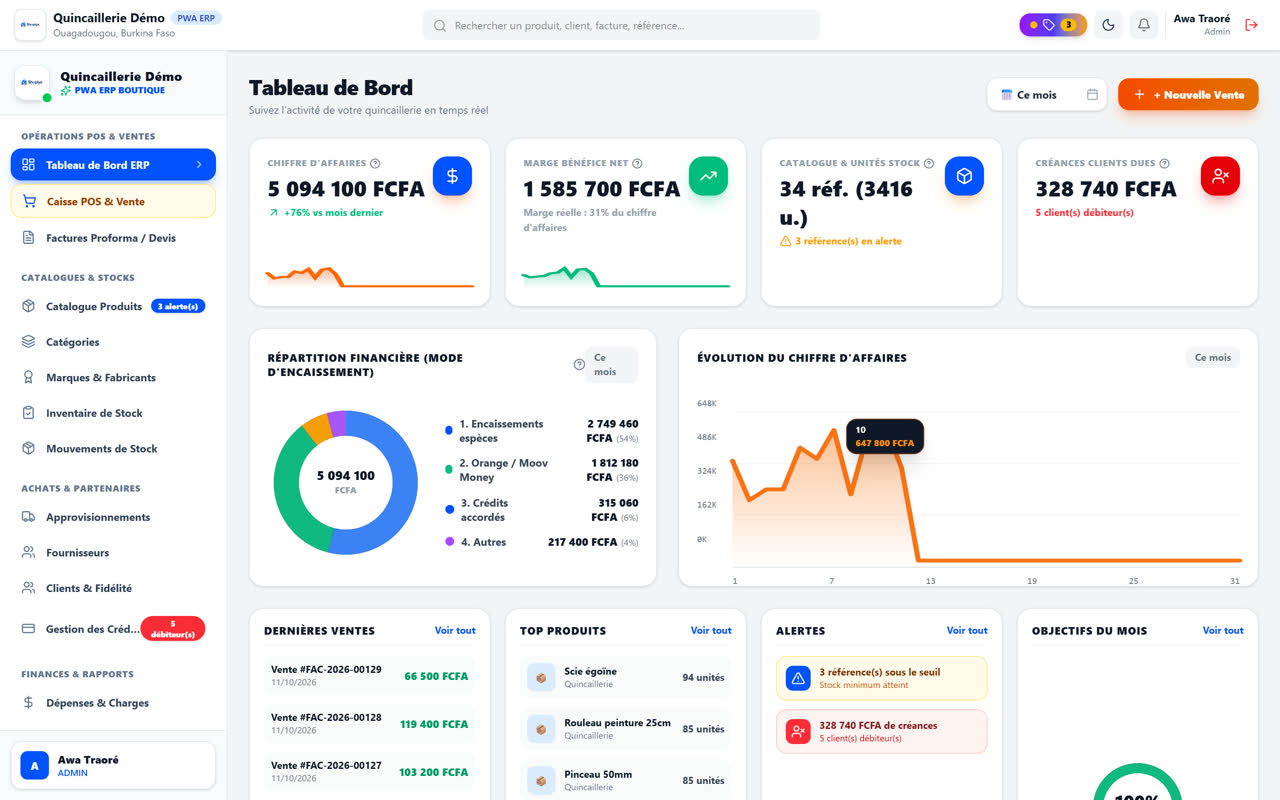 SHOPIYA, logiciel de gestion commerciale pour l’Afrique francophone